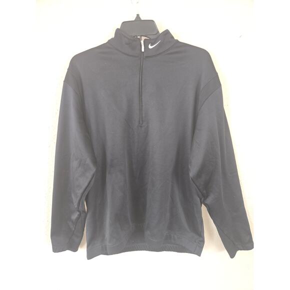 Nike Other - Nike Golf Mens Tour Performance Therma Fit Zip Pullover Sweater, Black, Large